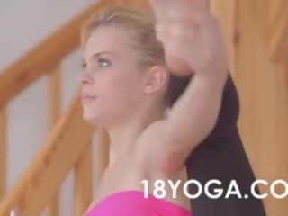 Flexible Yoga Teen Spreads For Her damsel