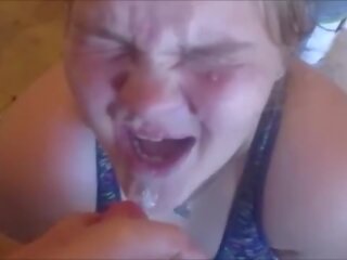Cum Facials compilation on desperate concupiscent teens huge loads hitting&comma; mouth&comma; up the nose&comma; eyes and hair