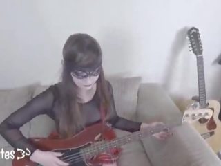 Preview&colon; charming emo guitar lesson hard anal and eats cum