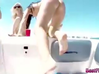 Hardcore sex clip Action On A Yacht With These Rich Kids