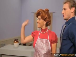 Hdvpass alluring Redhead Housewife Raylene Gives A Loving Blowjob