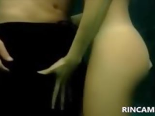 Marvellous Couple Water Fucking And A Blowjob
