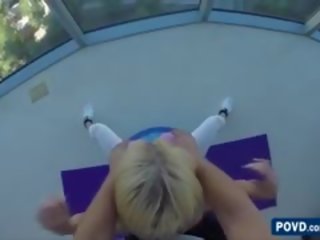 Sporty Blonde Kyla Kayden Gets Fucked