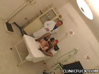 Clinic sex clip Blonde Twat Eaten Out